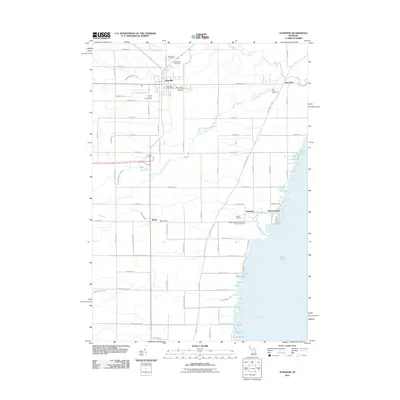 2011 Map of Standish, 2011 Print