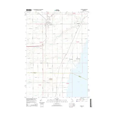 2014 Map of Standish, 2014 Print