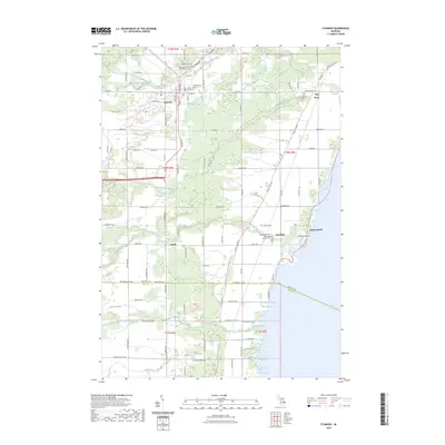 2023 Map of Standish, 2023 Print