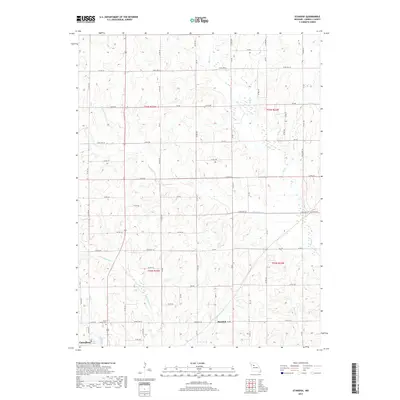 2017 Map of Standish, 2017 Print