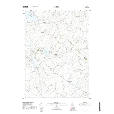 2018 Map of Standish, 2018 Print
