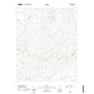 2019 Map of Stanfield, 2019 Print
