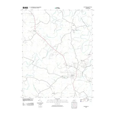 2010 Map of Stanford, 2010 Print