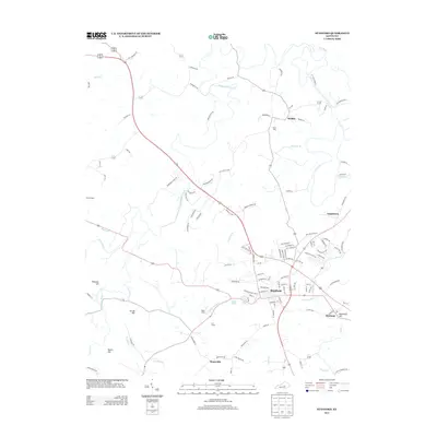 2013 Map of Stanford, 2013 Print