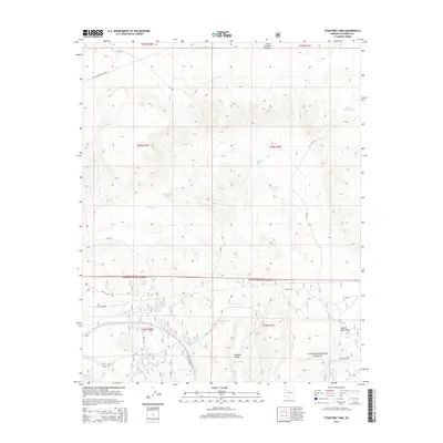 2014 Map of Stanford Tank, 2014 Print