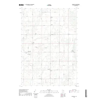 2018 Map of Stangelville, 2018 Print