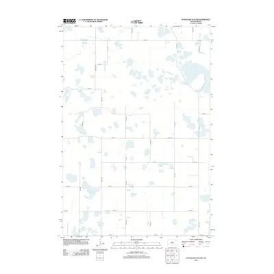 2012 Map of Stangland Slough, 2012 Print