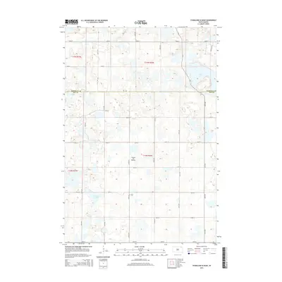 2015 Map of Stangland Slough, 2015 Print