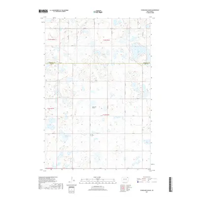 2017 Map of Stangland Slough, 2017 Print
