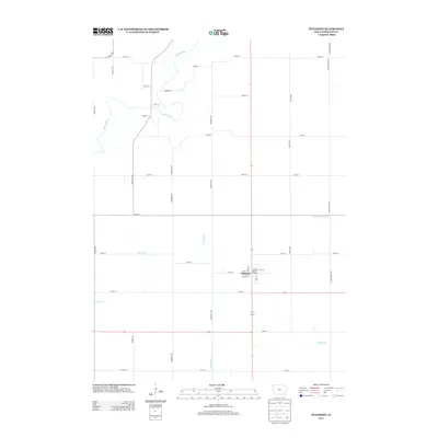 2013 Map of Stanhope, 2013 Print