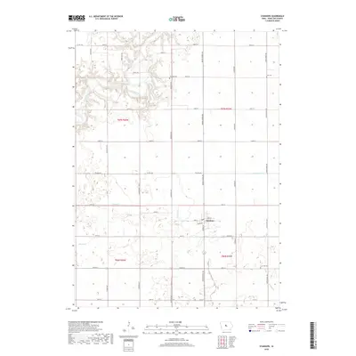 2018 Map of Stanhope, 2018 Print