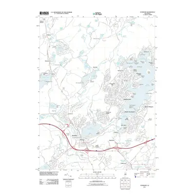 2011 Map of Stanhope, 2011 Print