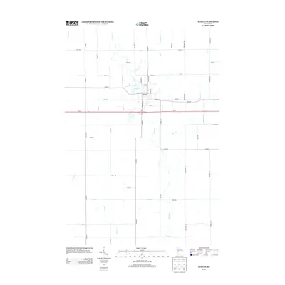 2013 Map of Stanley, 2013 Print