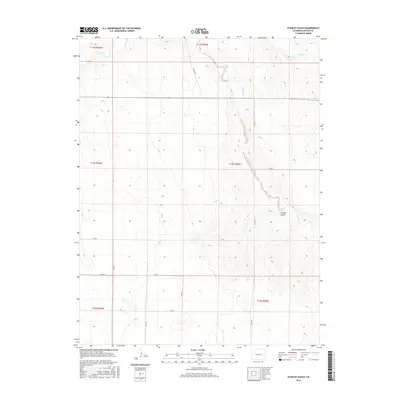 2016 Map of Stanley Gulch, 2016 Print