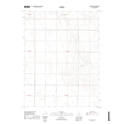 2019 Map of Stanley Gulch, 2019 Print