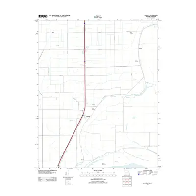 2012 Map of Stanley, 2012 Print