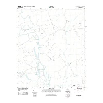 2010 Map of Stanmire Lake, 2010 Print