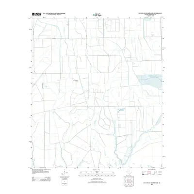 2013 Map of Stanolind Reservoir, 2013 Print