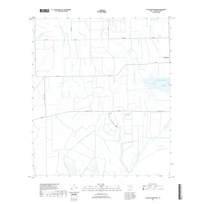 2019 Map of Stanolind Reservoir, 2019 Print