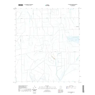 2022 Map of Stanolind Reservoir, 2022 Print