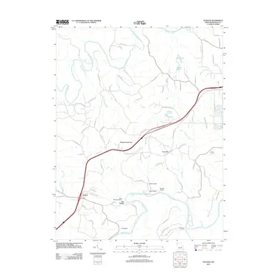 2012 Map of Stanton, 2012 Print