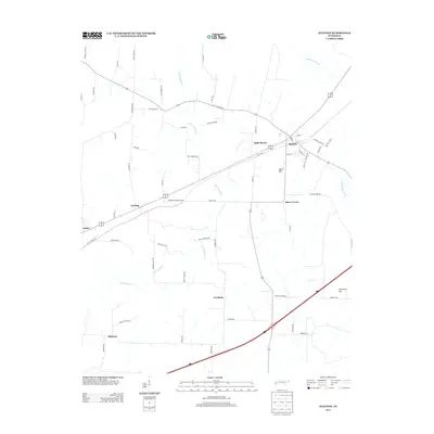 2013 Map of Stanton, 2013 Print