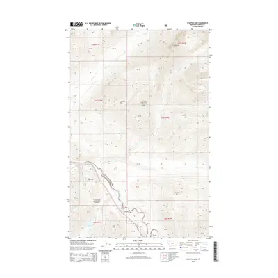 2014 Map of Stanton Lake, 2014 Print