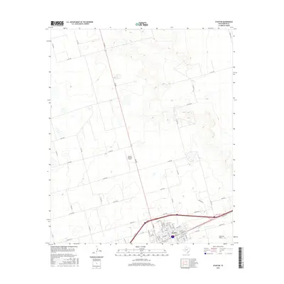 2016 Map of Stanton, 2016 Print