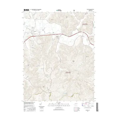 2016 Map of Stanton, 2016 Print