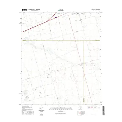 2016 Map of Stanton SE, 2016 Print