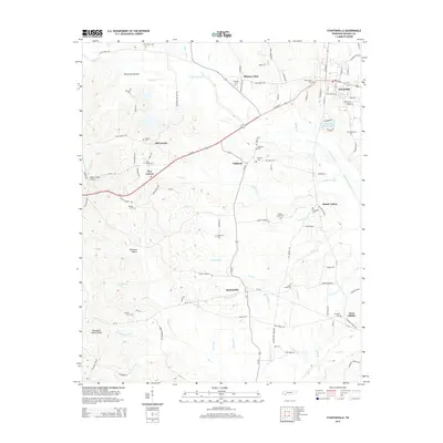 2014 Map of Stantonville, 2014 Print