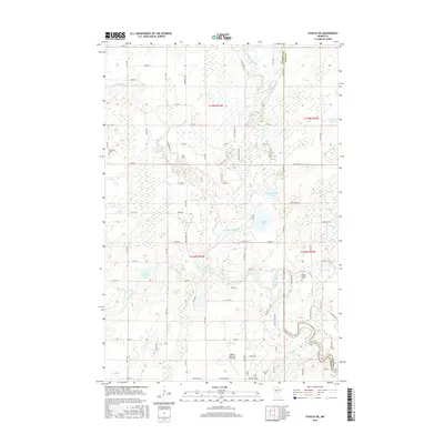 2016 Map of Staples NE, 2016 Print