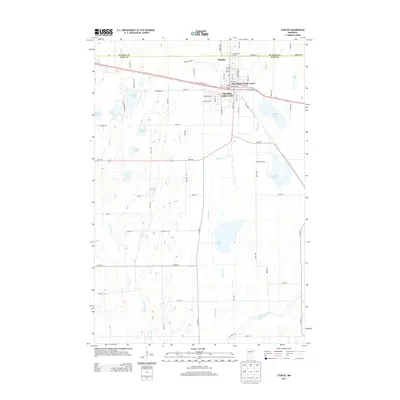 2013 Map of Staples, 2013 Print