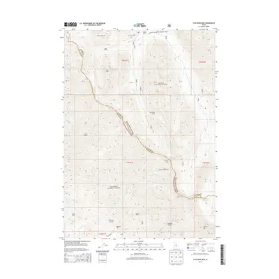 2013 Map of Star Hope Mine, 2013 Print