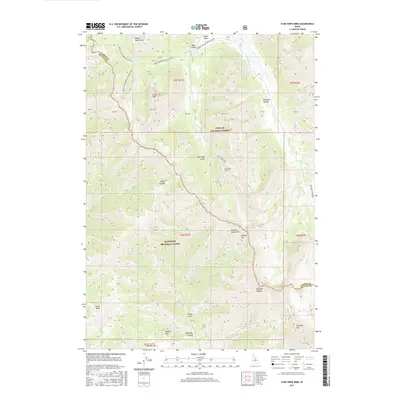 2017 Map of Star Hope Mine, 2017 Print