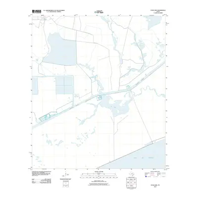 2010 Map of Star Lake, 2010 Print
