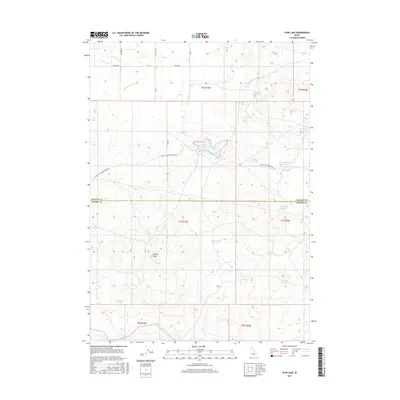 2017 Map of Star Lake, 2017 Print
