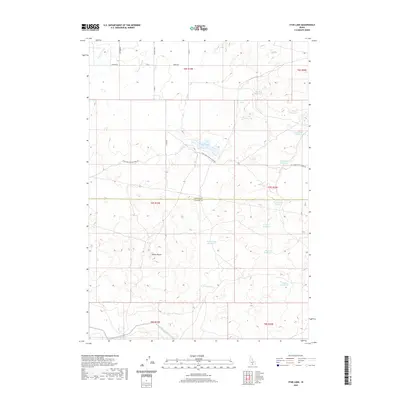 2020 Map of Star Lake, 2020 Print