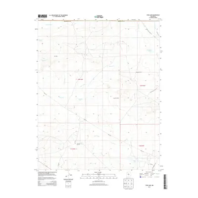 2013 Map of Star Lake, 2013 Print