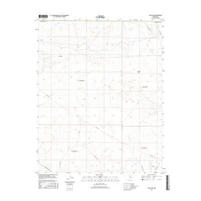 2017 Map of Star Lake, 2017 Print