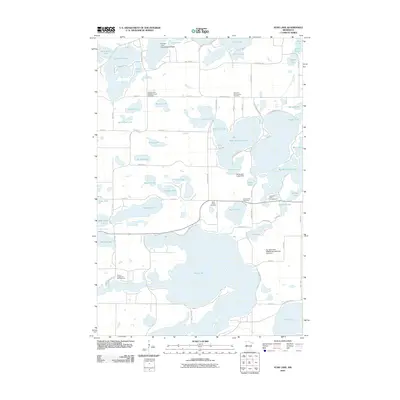 2010 Map of Star Lake, 2010 Print