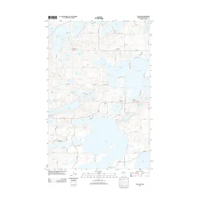 2013 Map of Star Lake, 2013 Print