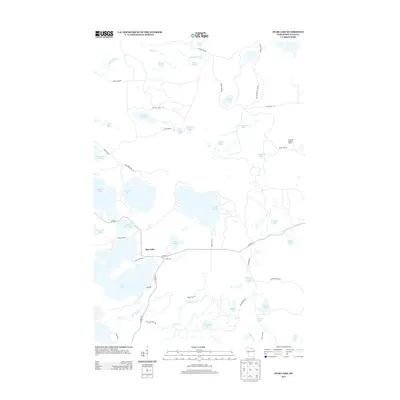 2013 Map of Star Lake, 2013 Print