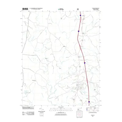 2011 Map of Star, 2011 Print