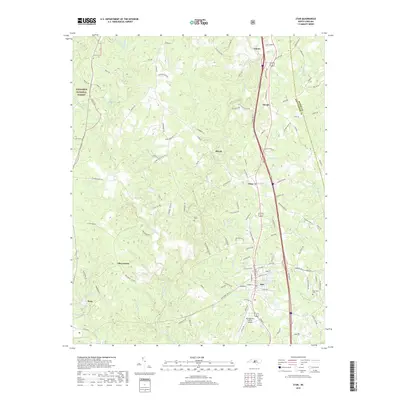 2019 Map of Star, 2019 Print