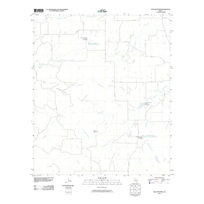 2010 Map of Star Mountain, 2010 Print