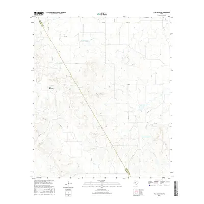2016 Map of Star Mountain, 2016 Print