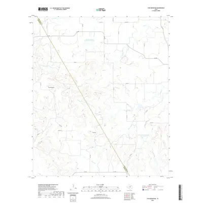 2019 Map of Star Mountain, 2019 Print