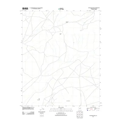 2011 Map of Star Mountain, 2011 Print