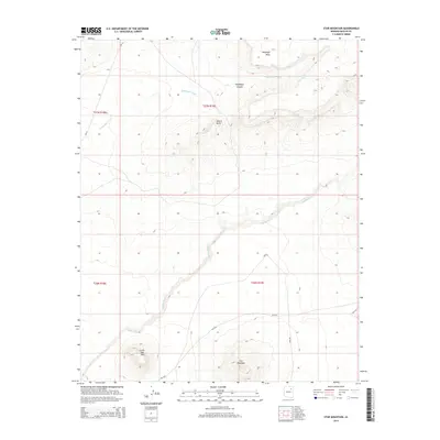 2014 Map of Star Mountain, 2014 Print